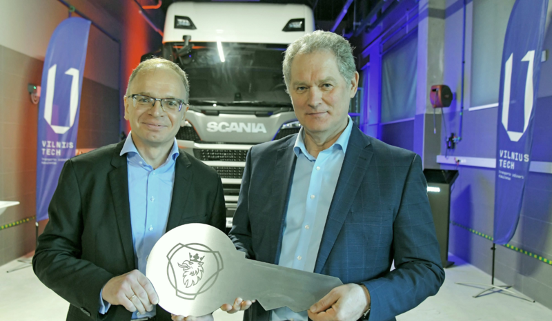 Dabarties ir ateities technologijoms: VILNIUS TECH atidaryta „Scania“ laboratorija